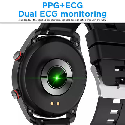 1,28-Zoll Smartwatch mit fortschrittlicher Gesundheitsüberwachung, NFC-Zahlungen und Bluetooth-Anrufen