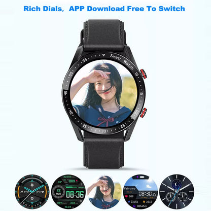1,28-Zoll Smartwatch mit fortschrittlicher Gesundheitsüberwachung, NFC-Zahlungen und Bluetooth-Anrufen