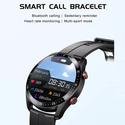 1,28-Zoll Smartwatch mit fortschrittlicher Gesundheitsüberwachung, NFC-Zahlungen und Bluetooth-Anrufen