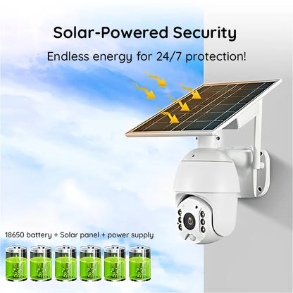 Solarbetriebene WiFi-Sicherheitskamera