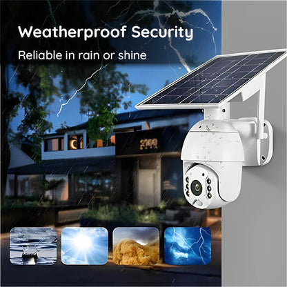 Solarbetriebene WiFi-Sicherheitskamera