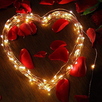 Solar Lichterkette Außenbereich 50m/100m Wasserdicht Kupferdraht mit Fernbedienung 8 Modi LED