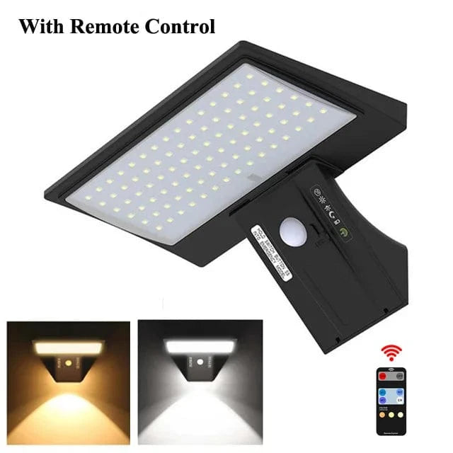 Solar Wandleuchte mit Bewegungsmelder | IP65 Wasserdicht