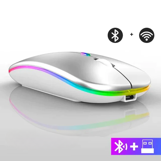 Zelara™ Kabellose LED-Maus | Wiederaufladbare Bluetooth-Maus