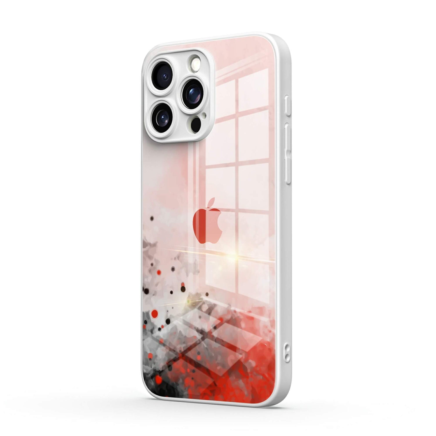 Spritztinte Rot | iPhone-Serie Stoßfeste Schutzhülle