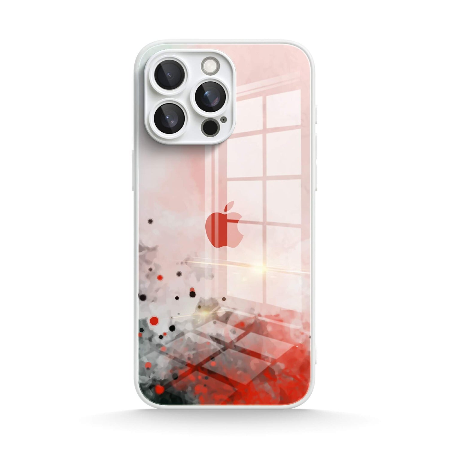 Spritztinte Rot | iPhone-Serie Stoßfeste Schutzhülle