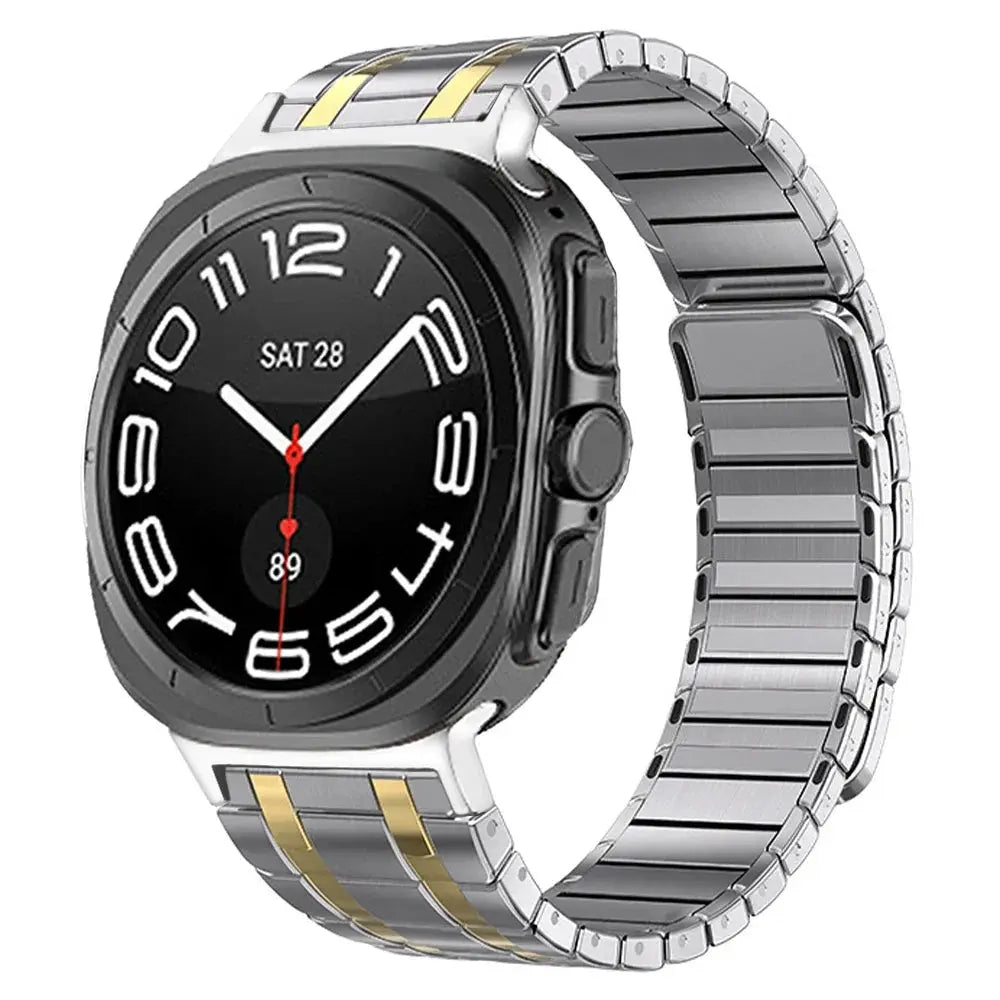 SteelFlex Premium Edelstahl Magnetband für Samsung Galaxy Watch Ultra