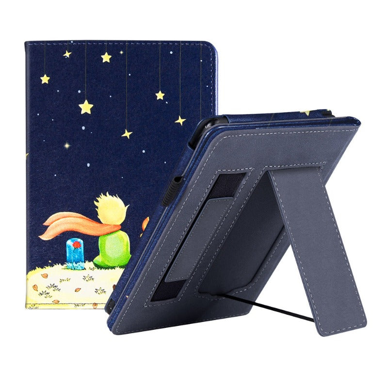 PU-Leder-Folio-Hülle mit Standfunktion und Handschlaufe für 6,8&quot; Kindle Paperwhite