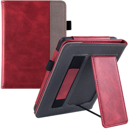 PU-Leder-Folio-Hülle mit Standfunktion und Handschlaufe für 6,8&quot; Kindle Paperwhite