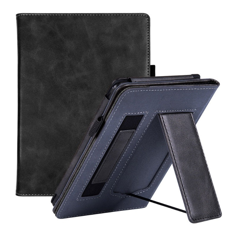 PU-Leder-Folio-Hülle mit Standfunktion und Handschlaufe für 6,8&quot; Kindle Paperwhite