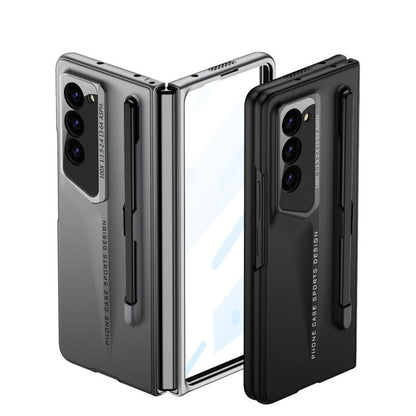 Streamline Body Hart PC Ultra-dünne Schutz Smartphone-Hülle Display-Schutzfolie mit Stifthalter für Samsung Galaxy Z Fold 6