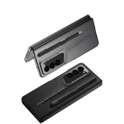 Streamline Body Hart PC Ultra-dünne Schutz Smartphone-Hülle Display-Schutzfolie mit Stifthalter für Samsung Galaxy Z Fold 6