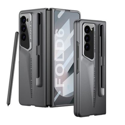 Streamline Body Hart PC Ultra-dünne Schutz Smartphone-Hülle Display-Schutzfolie mit Stifthalter für Samsung Galaxy Z Fold 6