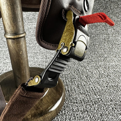 Retro-Halbgesichts-Motorradhelm mit Grafikdesign