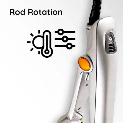 Professionelle 2 in 1 Rotierende Eisen-Haarbürste
