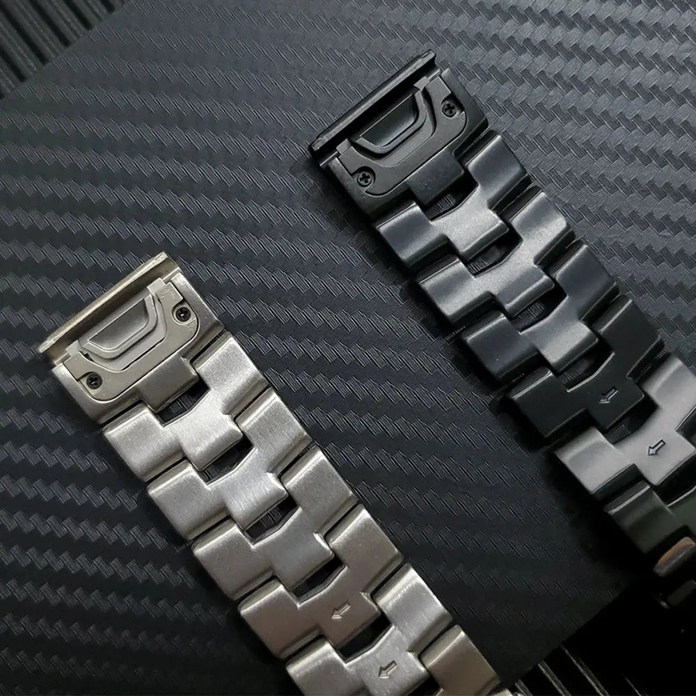 GarminGuard Titanium Elite Band – Präzisionsgefertigt für Garmin Fenix 8 AMOLED