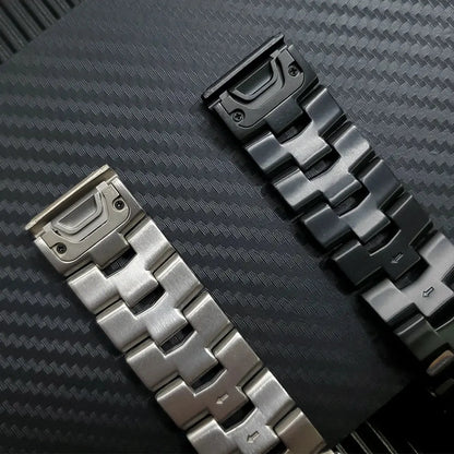 GarminGuard Titanium Elite Band – Präzisionsgefertigt für Garmin Fenix 8 AMOLED