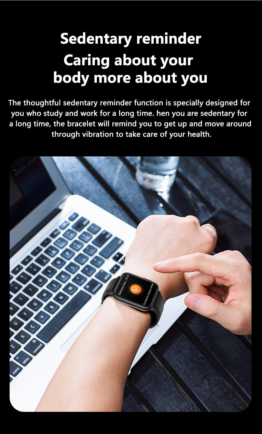 Gesundheitsüberwachungs-Smartwatch – Blutdruck- und ECG-Funktionen für tägliche Einblicke