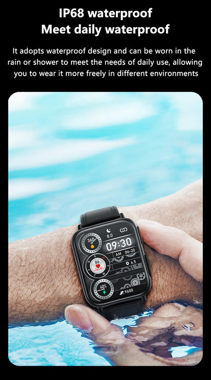 Gesundheitsüberwachungs-Smartwatch – Blutdruck- und ECG-Funktionen für tägliche Einblicke