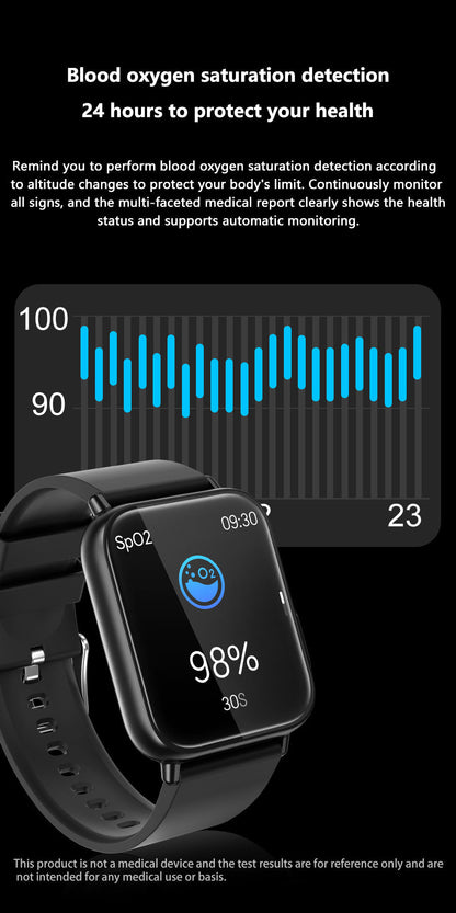 Gesundheitsüberwachungs-Smartwatch – Blutdruck- und ECG-Funktionen für tägliche Einblicke