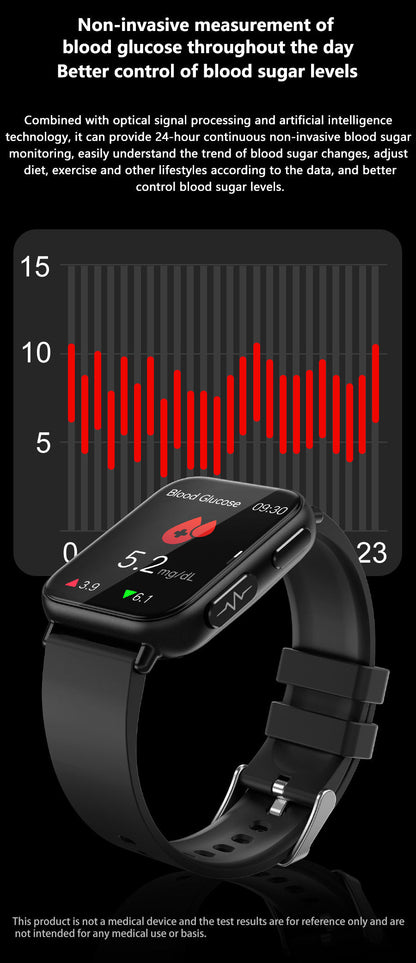 Gesundheitsüberwachungs-Smartwatch – Blutdruck- und ECG-Funktionen für tägliche Einblicke