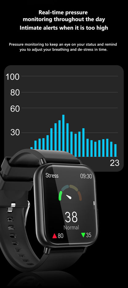 Gesundheitsüberwachungs-Smartwatch – Blutdruck- und ECG-Funktionen für tägliche Einblicke