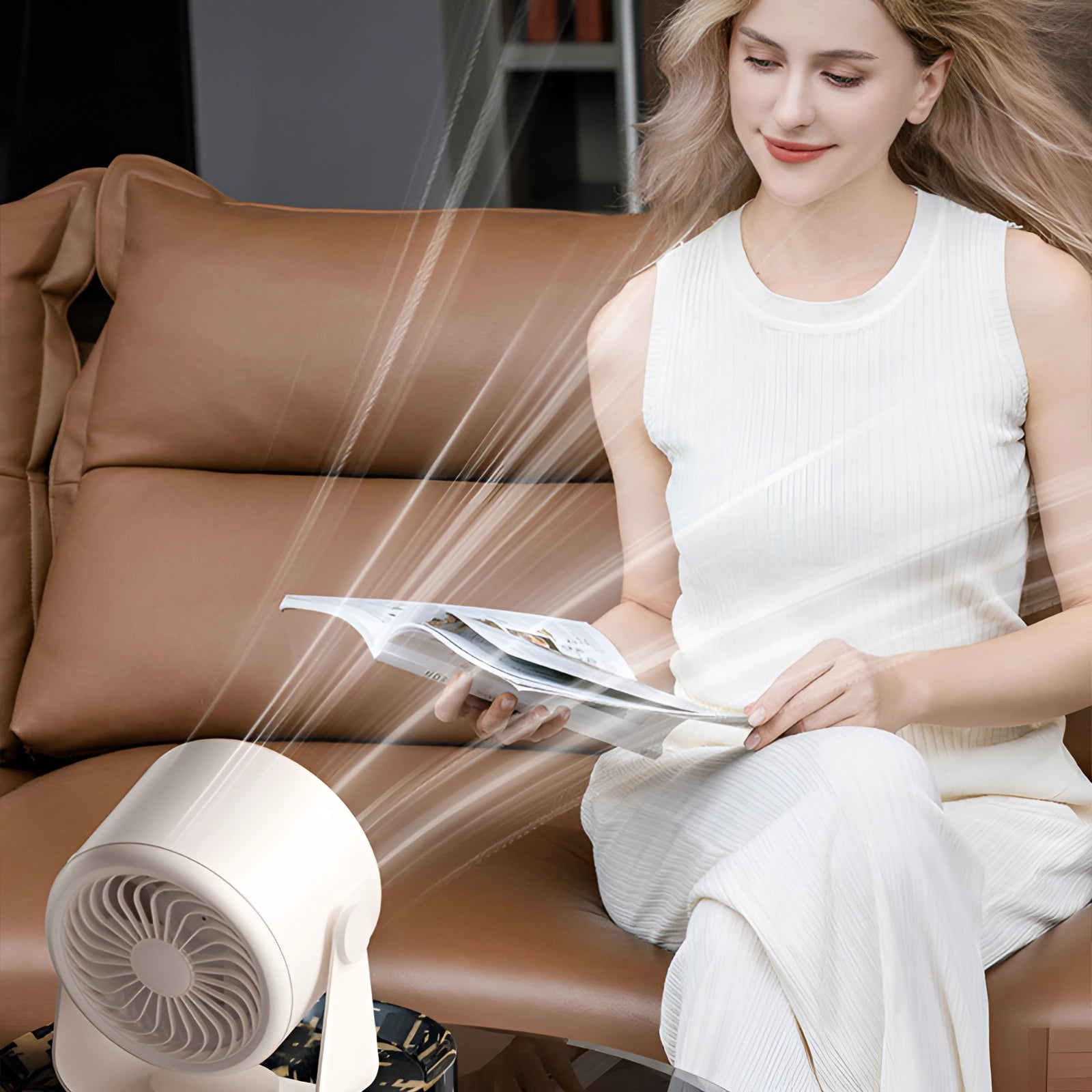 Turbolüfter ohne Klinge | Kompakte Kühlung mit LED-Anzeige