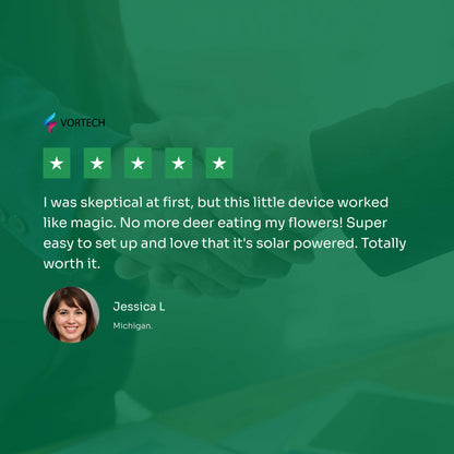 Solarbetriebene Ultraschall-Hirschabwehr mit 5 Modi – Wasserdicht, Umweltfreundlich für Garten und Hof