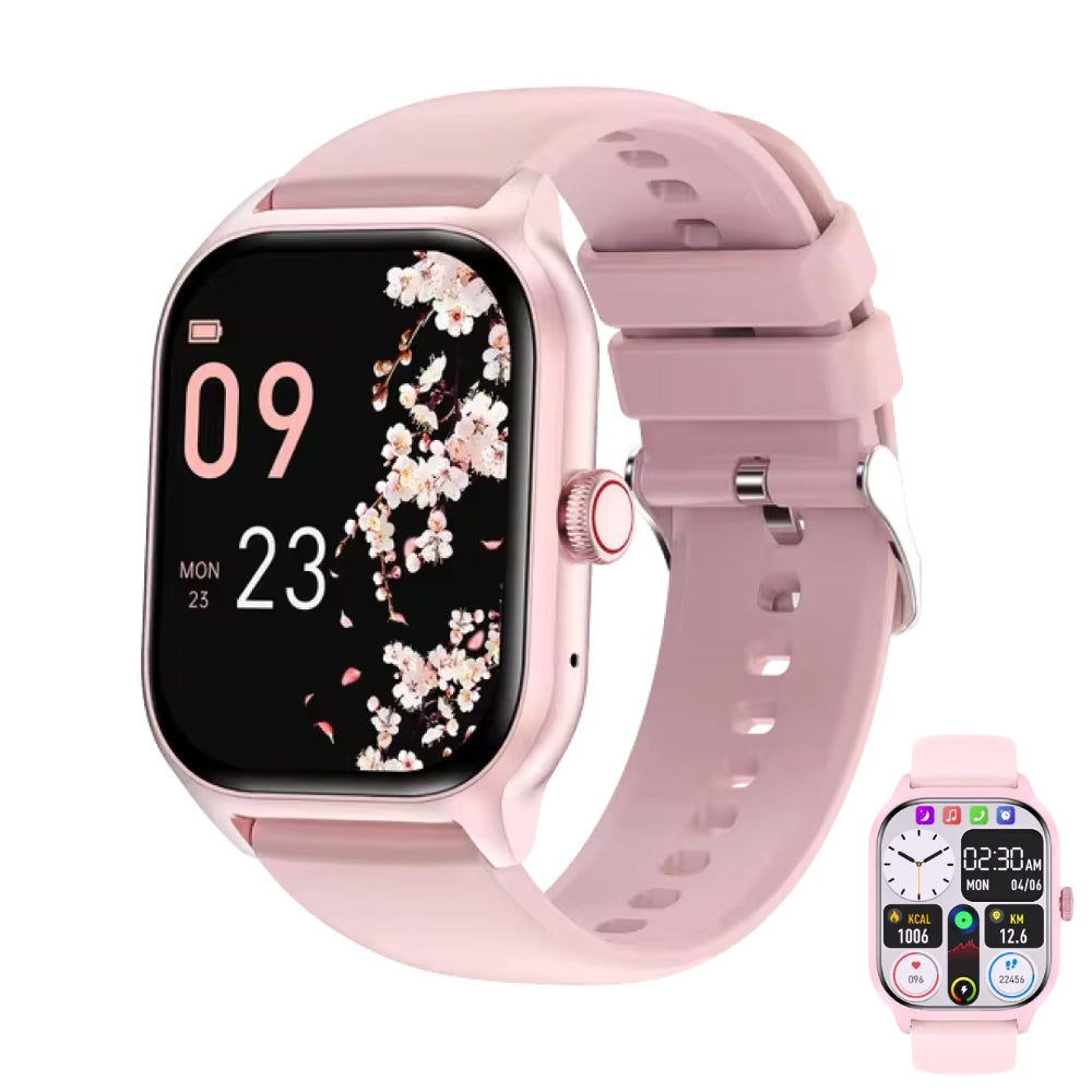 Smartwatch mit Blutwertüberwachung – 2,01&quot; HD, Herzfrequenz, Schlaftracking, GPS, 50+ Sportmodi, IP67