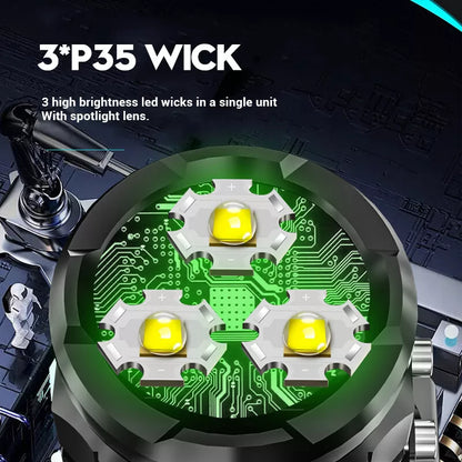 Drei-Augen-Monster Mini Blitz Super Power Taschenlampe