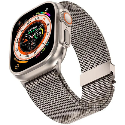 TitanMesh Pro - Exklusive Titan Milanese Loop Band für Apple Watch Series 10