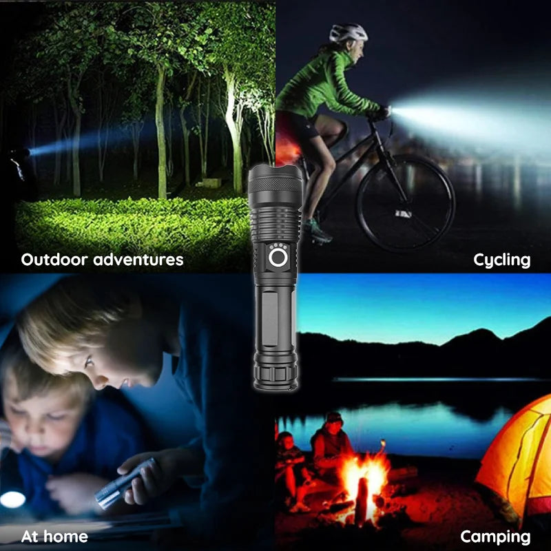 USB leistungsstarker Taschenlampe