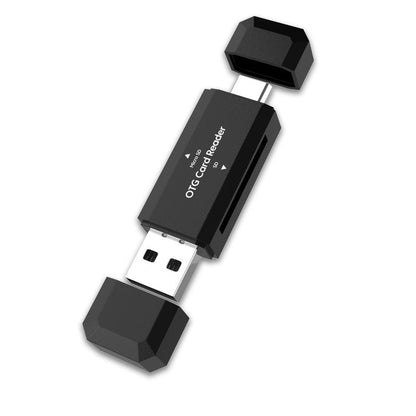 2 in 1 USB Type-C SD- und TF-Kartenleser-Adapter