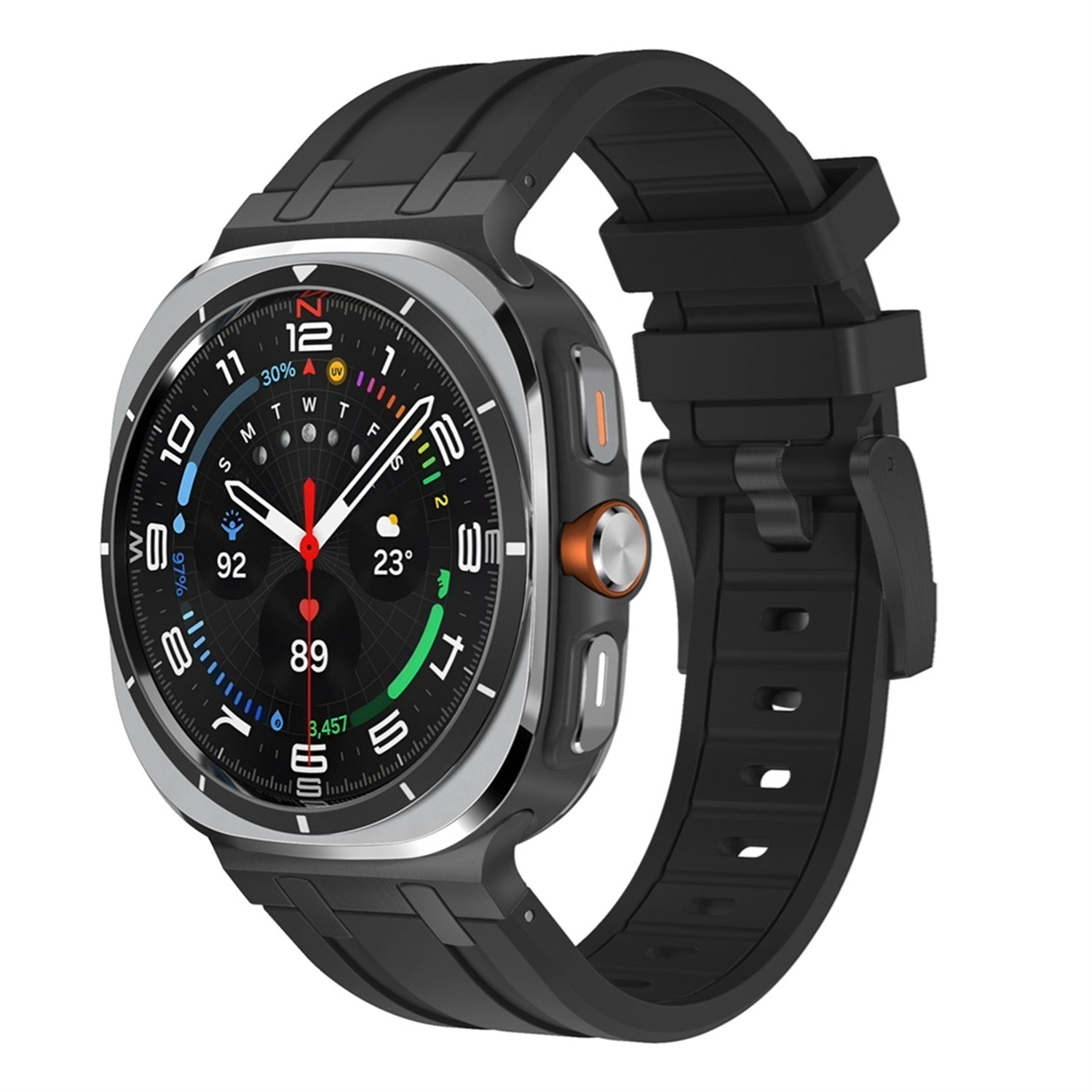 Luksus AP Mod Silikonarmband für Samsung Watch Ultra