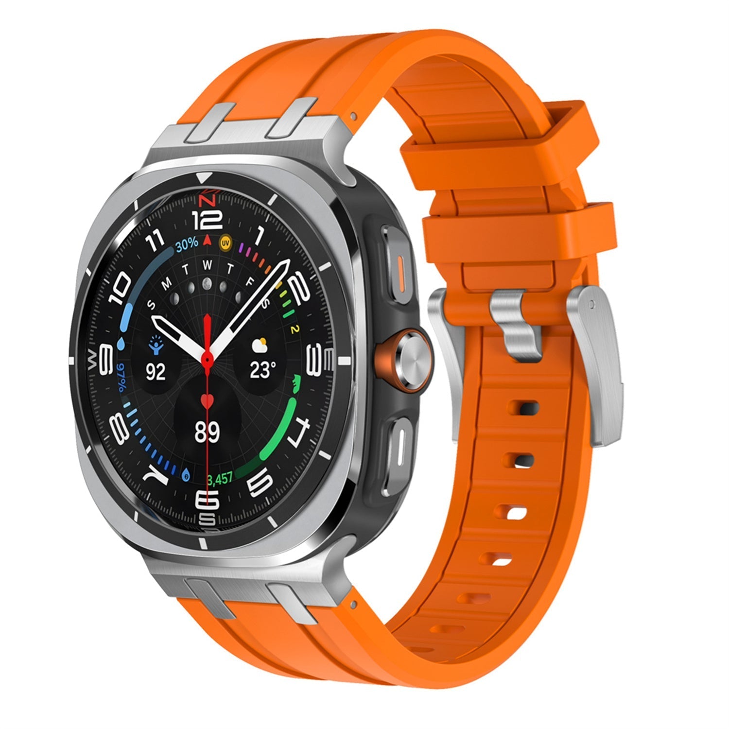 Luksus AP Mod Silikonarmband für Samsung Watch Ultra