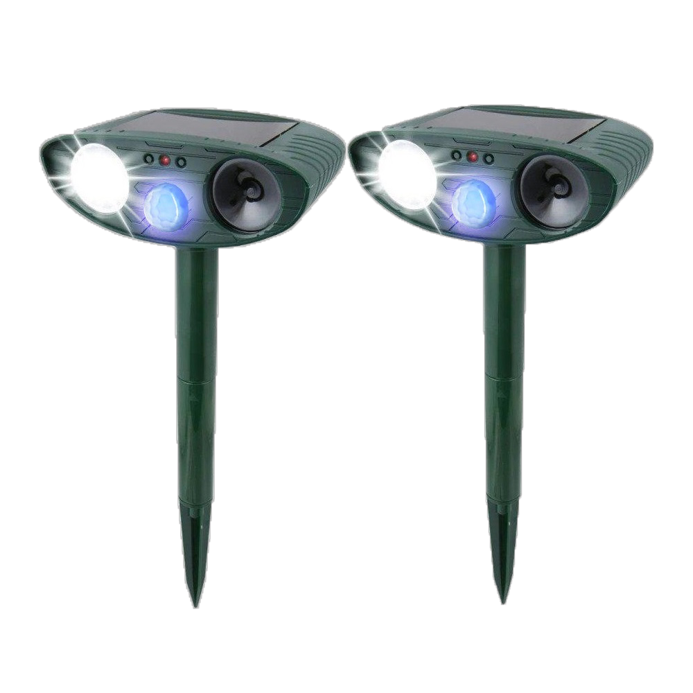 Solarbetriebener Ultraschall-Kaninchenvertreiber mit blinkendem Licht – Effektive Schädlingsbekämpfung für Gärten und Höfen