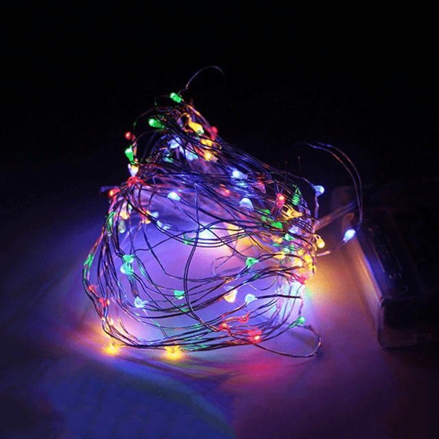 Solar Lichterkette Außenbereich 50m/100m Wasserdicht Kupferdraht mit Fernbedienung 8 Modi LED