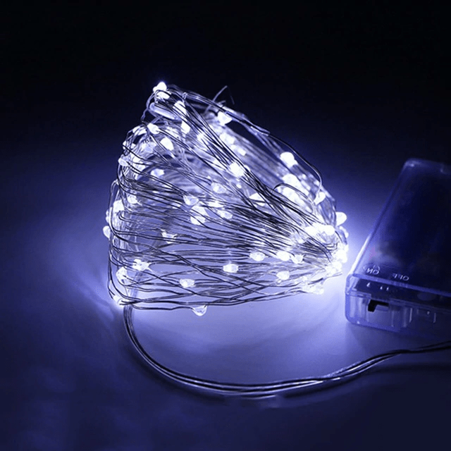 Solar Lichterkette Außenbereich 50m/100m Wasserdicht Kupferdraht mit Fernbedienung 8 Modi LED