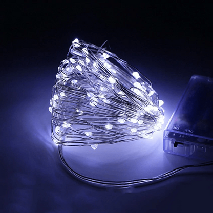 Solar Lichterkette Außenbereich 50m/100m Wasserdicht Kupferdraht mit Fernbedienung 8 Modi LED