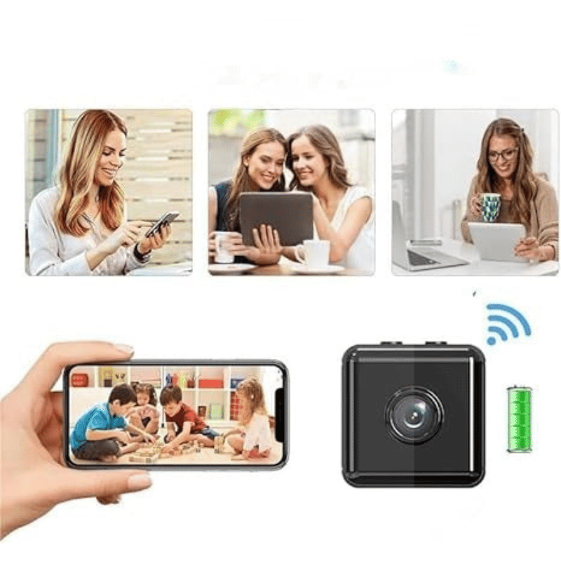 Überwachungskamera – Kabellos &amp; 1080P HD | Für Innen &amp; Außen | Smart Home Steuerung per App