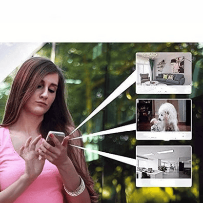 Überwachungskamera – Kabellos &amp; 1080P HD | Für Innen &amp; Außen | Smart Home Steuerung per App