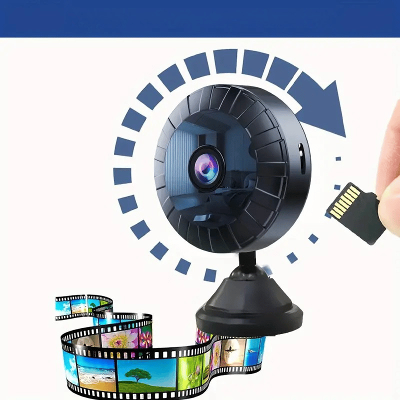Mini 4K WiFi Überwachungskamera - Kabellos, wasserdicht &amp; mit Nachtsicht