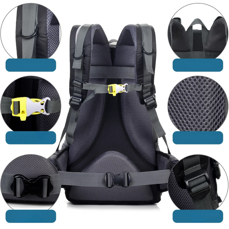 Leichter Wander, das Camping und Bergsteiger Rucksack für Herren und Damen