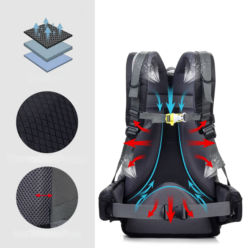 Leichter Wander, das Camping und Bergsteiger Rucksack für Herren und Damen