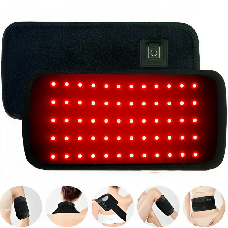 Zu Hause Infrarot-Rotlichttherapie-Gürtelpad zur Schmerzlinderung mit 60 LED