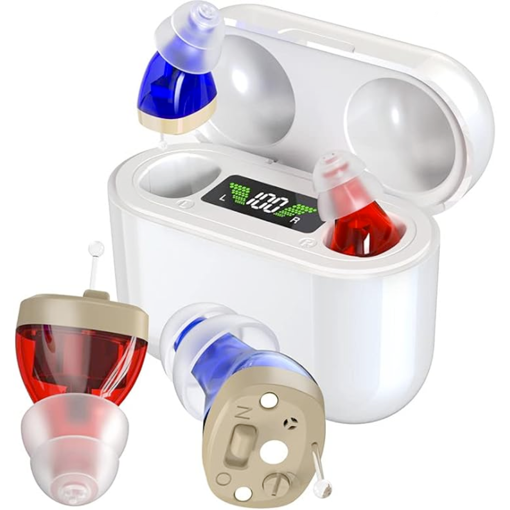 Komfortables und Diskretes Design – Wiederaufladbare Hörgeräte