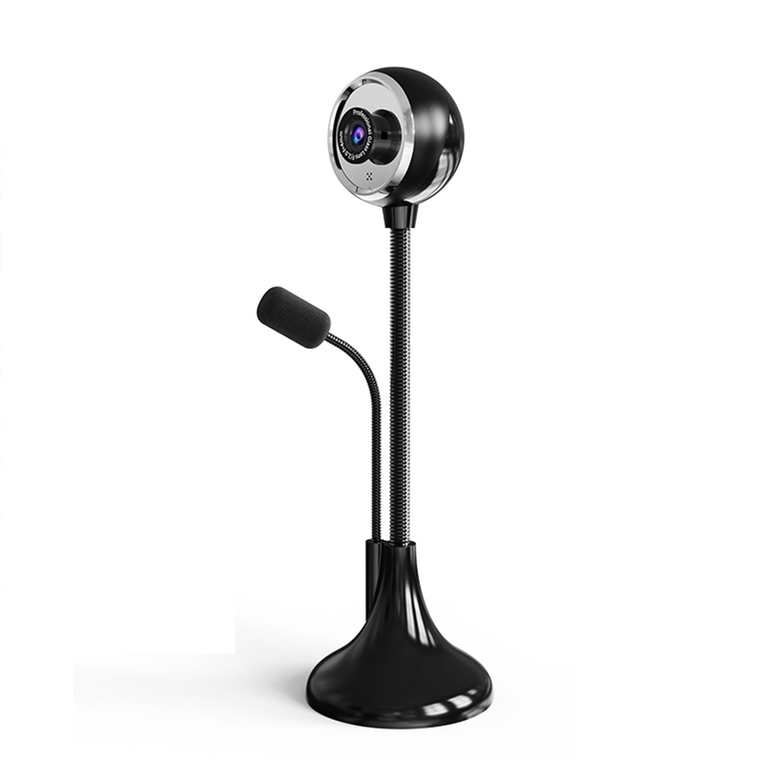 SADA A09 USB-Desktopkamera: HD 1080P, manuelle Fokussierung, Weitwinkel, drehbar, höhenverstellbar, mit Mikrofon für Konferenzen und Streaming
