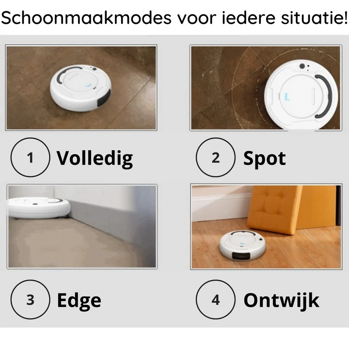 3-in-1 Saugroboter – Intelligent, Automatisch &amp; Ideal für Alle Haushalte – RoboSweep