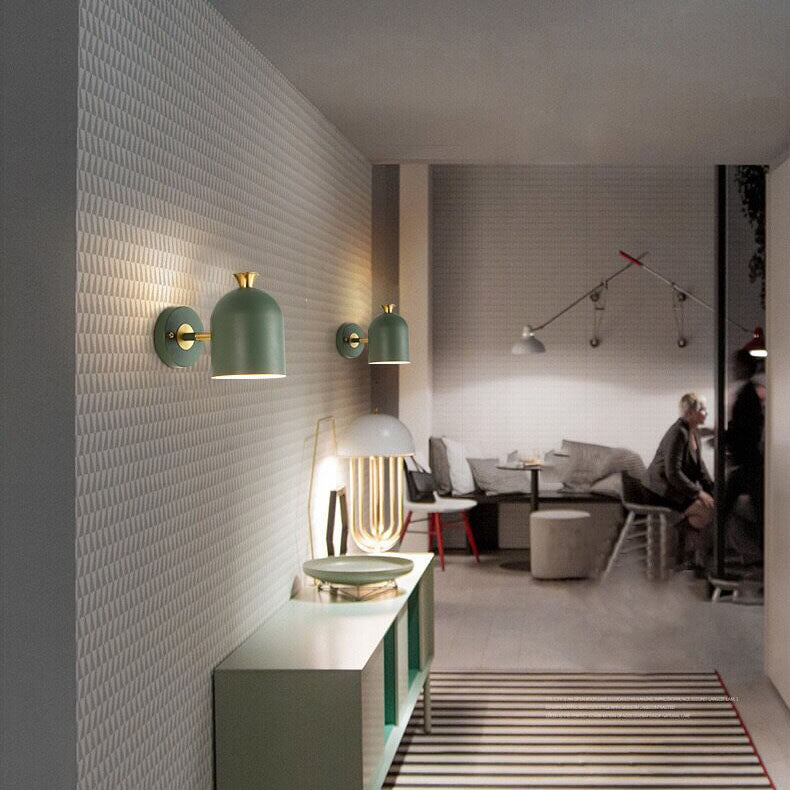 Moderne Wandlampe 1-flammig aus Metall E26 Mehrfarbig für Wohnzimmer Schlafzimmer Arbeitszimmer