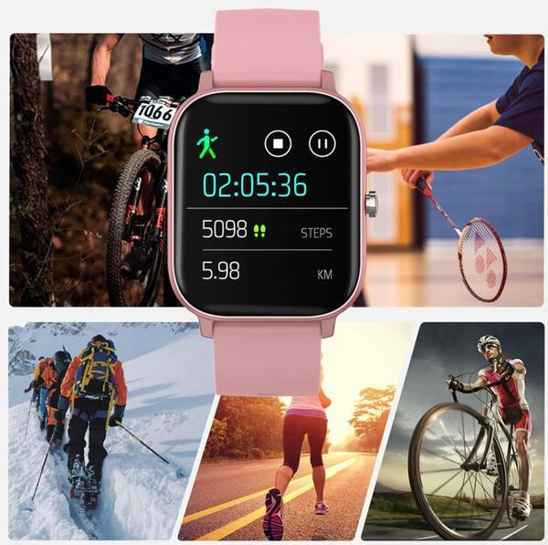 Smartwatch Fitness Uhr Herzfrequenz Schlaftracking Wasserdicht Multisport Aktivität